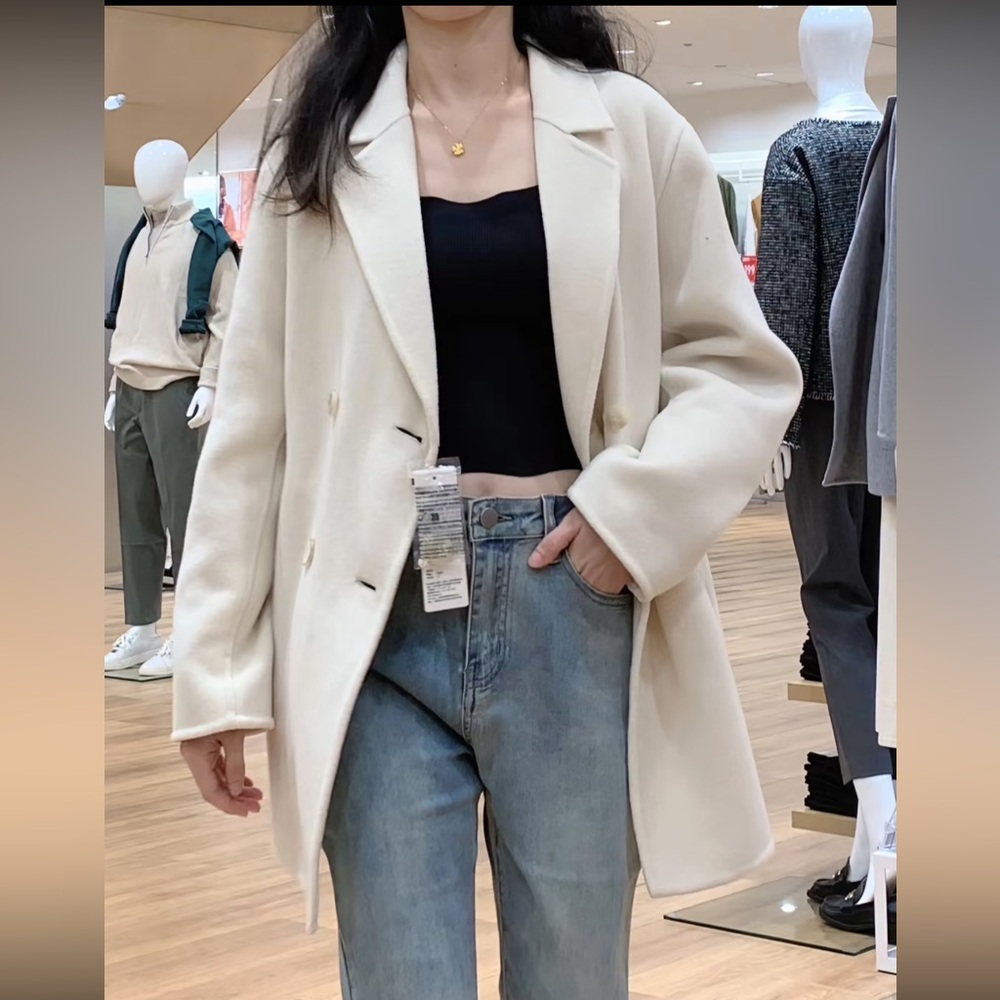 Uniqlo Wool Coat - Picture 2 of 5